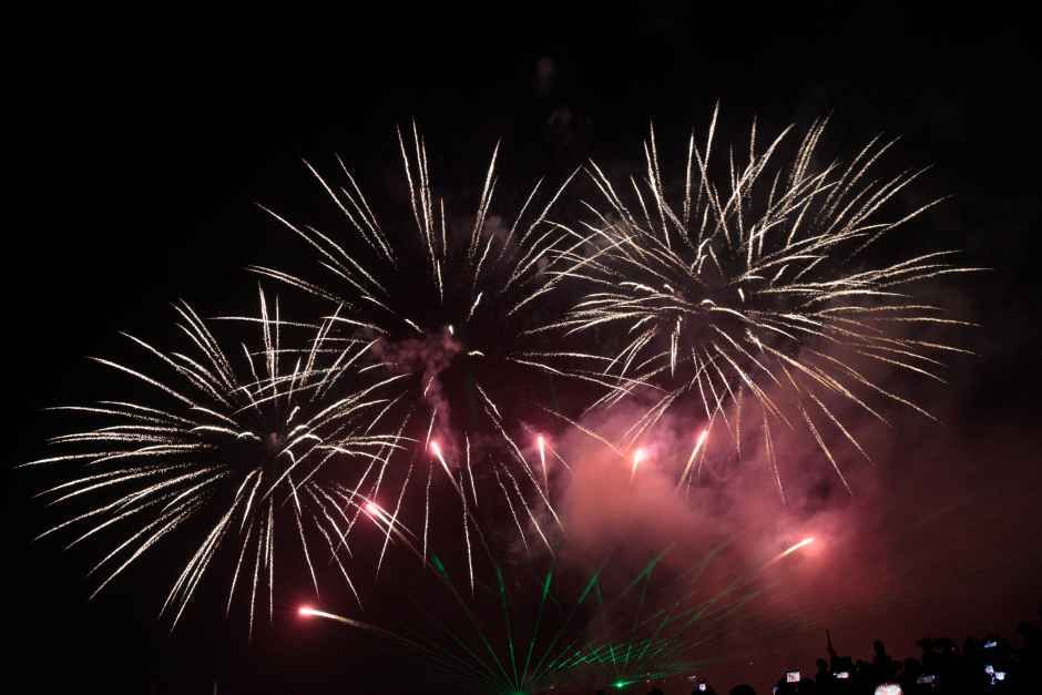 진해 벚꽃길의 화사한 풍경